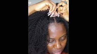 Microlinks - Afro Kinky Coily Itips Hair Extensions | Curlsqueen | Install