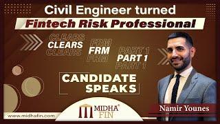 Civil Engineer turned Risk Professional on FRM