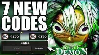 NEWROGUE DEMON CODES 2024 CODES ROGUE DEMON 2024