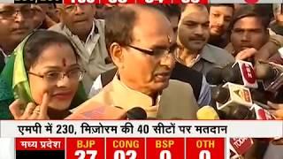 Election Breaking: Madhya Pradesh CM Shivraj Chouhan casts his vote in Budhni