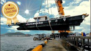 The entire process of making FRP fishing boats in Korea. 100 days record