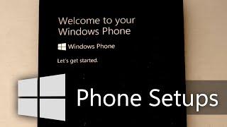 Windows Phone Setup UIs (8.0 - 10 Mobile)