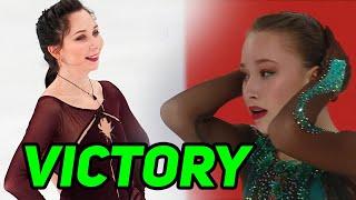 Elizaveta Tuktamysheva defeated the students Tutberidze and Plushenko even with a fall.