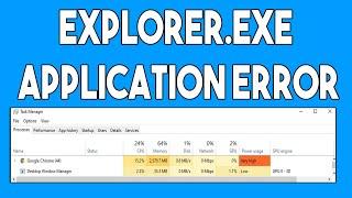 How To Fix Explorer.exe Application error on Windows 10