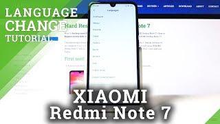 How to Change Language in XIAOMI Redmi Note 7 – Language Settings