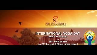 "Yoga day at NU"