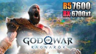 God of War Ragnarok PC | R5 7600+RX 6700 XT | 1080p | 1440P | 4K | Benchmark