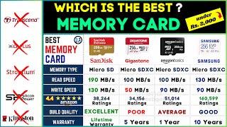 Best MicroSD Cards 2024512GB, 256GB, 128GB, 64GB | Top Picks for Smartphone and Camera Storage! �
