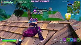 PLAYING FORTNITE