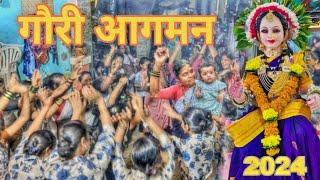 कोळी लोकांची गौरी आगमनाची मजा / Gauri agman 2024 / full video / Manori koliwada / MK45 #koli #koli