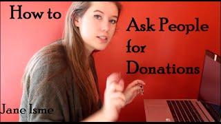 Better Ways to Ask for Donations | Jane Isme