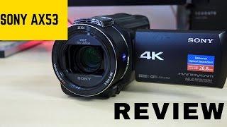 Sony FDR AX53 Handycam: Perfect YouTube 4K Camera!!!