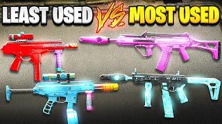 LEAST USED vs MOST USED Loadouts in Warzone