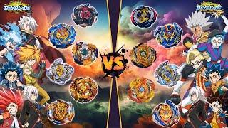 【Cho-Z Six people VS GT Six people】 Beyblade Burst Relay battle ベイブレードバーストCho Z 베이블레이드 버스트 초제트