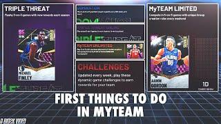 HOW TO BE SUCCESSFUL IN MYTEAM! FIRST THINGS YOU SHOULD DO TO MAKE EASY MT, XP, & TOKENS! NBA 2K21