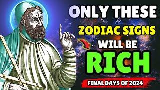 Claudius Ptolemy Predicted ONLY These 7 Zodiac Signs Will Get RICH in the Final Days of 2024!