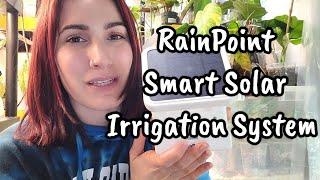 NEW RainPoint Smart Solar Irrigation System  setup & review