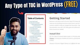 Easily Add Any Table of Contents in WordPress (FREE)