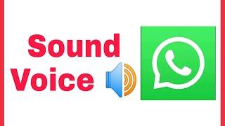 WhatsApp Fix Audio,Sound, Volume Speaker  Not Working Problem Solve & Allow Sound Settings Whatsapp