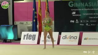 Alejandra González mazas club ritmica Salamanca(cyl) cto de españa 2020 colonial sport