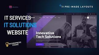 IT Solutions & Services Website | 11 PreMade Elementor Unique Homepage | Infetech IT WordPress Theme