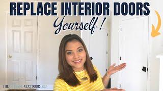 REPLACE INTERIOR DOORS YOURSELF | Update your interior doors | Renovation Update