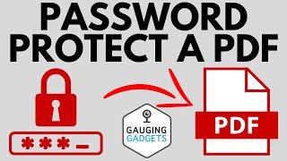 How to Password Protect a PDF - Add Password to PDF file without Acrobat