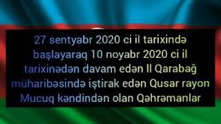 #Sağray Mucuqviyar#II QARABAĞ müharibəsində iştirak edilmiş Qusar rayonun Mucuq kəndin İgidləri