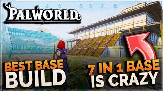 BEST BASE BUILD EVER TO EXIST IN PALWORLD - Palworld 7 in 1 Base Showcase Feybreak DLC