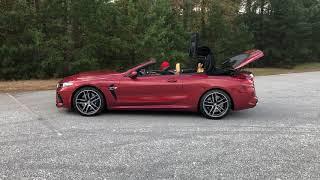 2020 BMW M8 Convertible Top Dropped