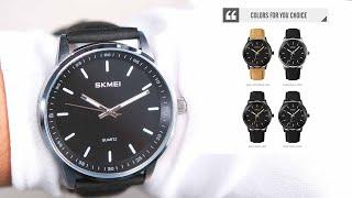 SKMEI 2034 - Review & Setting Jam Tangan Pria Analog Kulit Fashion (Waktushop Indonesia)