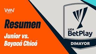 Junior vs. Boyacá Chicó (resumen y goles) | Liga BetPlay Dimayor 2024- 2 | Fecha 2
