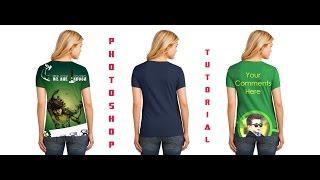 How to make T-shirt Color Design Change in Photoshop Cs6