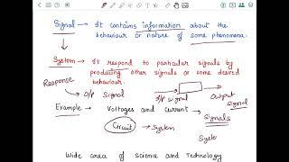 Introduction to Signals & Systems