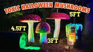 GIANT HALLOWEEN MUSHROOMS - TUTORIAL