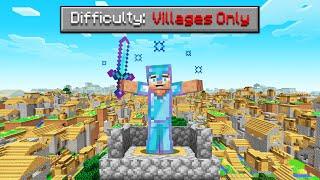 Can YOU Beat Minecraft on a Village Only World?