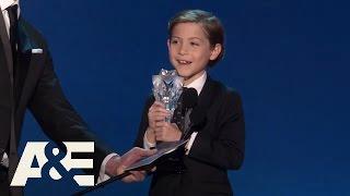 Jacob Tremblay Wins Best Young Actor/Actress | 2016 Critics' Choice Awards | A&E