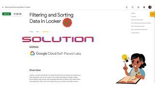 Filtering and sorting data in looker || #GSP855 || #skillbadges