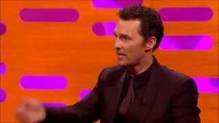 Matthew McConaughey explains how the famous humming from Wolf of Wall Street is because of him & Leo