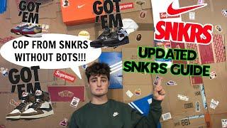 HOW TO COP FROM NIKE SNKRS APP!!! MANUAL NIKE SNKRS GUIDE!!!