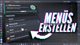 DISCORD MENÜS ERSTELLEN | MENÜ BOT TUTORIAL