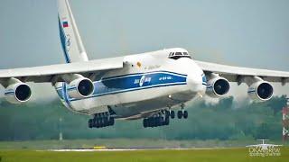 Что-то невероятное - Ан-124 Большой и тяжелый. Заход и посадка в Домодедово.