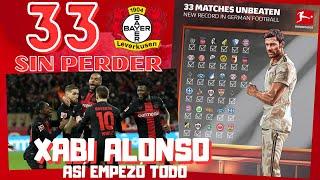 XABI ALONSO HOMBRE RÉCORD EN EL FÚTBOL ALEMÁN. 33 SIN PERDER. ASÍ EMPEZÓ TODO CON EL LEVERKUSEN