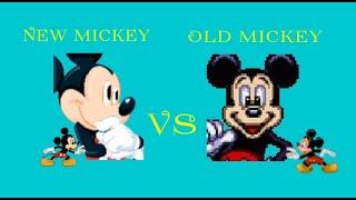 M.U.G.E.N Battles:New Mickey VS Original Mickey