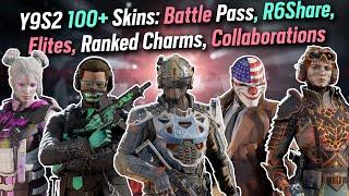 100+ Y9S2 Skins - Battle Pass, R6Share Skins, Mute Protocol Event, Seasonal Skins, New Elites & more