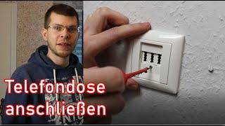 Telefondose anschließen / Telefonkabel verlängern! ElektroM