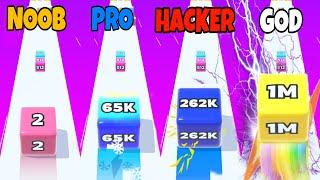 NOOB vs PRO vs HACKER vs GOD | in Jelly Run