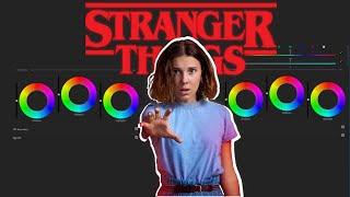 Color Grade like STRANGER THINGS - CINEMATIC FILM LOOK