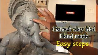 "Handcrafting My Clay Ganesh Idol | Full Step-by-Step Process"