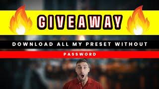 [NO PASSWORD] Download All My Premium Lightroom Presets | Lightroom Mobile Preset